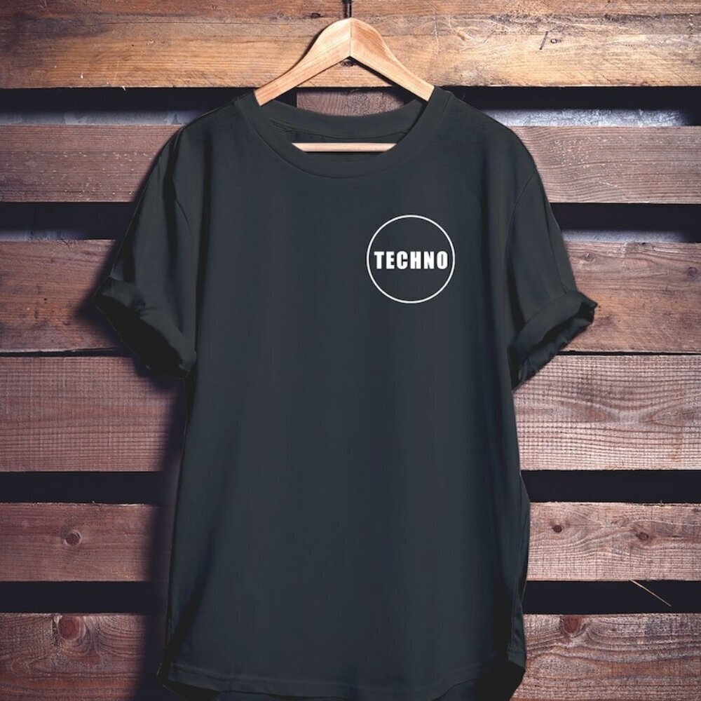 Techno Tshirt Unisex Tshirt Rave Electronic Music Festival Party Tshirt